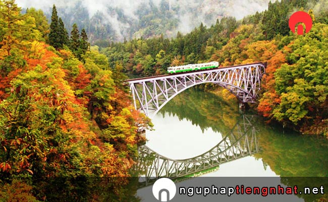 Các địa điểm du lịch ở fukushima - Tuyến tàu Tadami