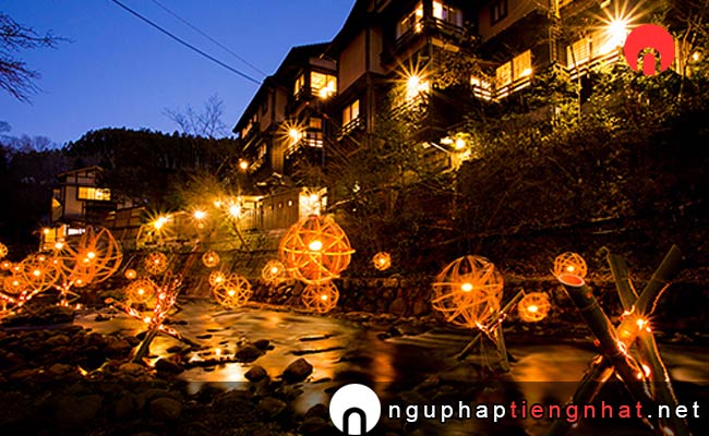 Các địa điểm du lịch ở kumamoto - Suối nước nóng Kurokawa Onsen