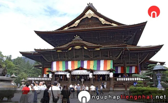 Các địa điểm du lịch ở nagano - Chùa Zenko ji