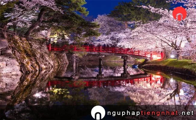 Những địa điểm ngắm hoa anh đào ở Aomori - Hirosaki 弘前公園