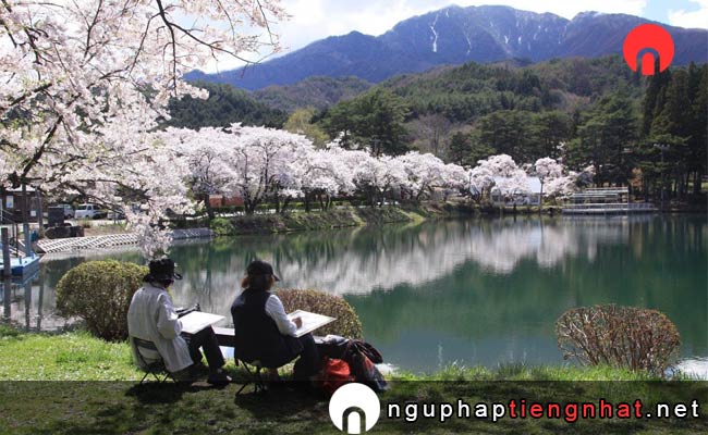 Những địa điểm ngắm hoa anh đào ở nagano - 千人塚公園