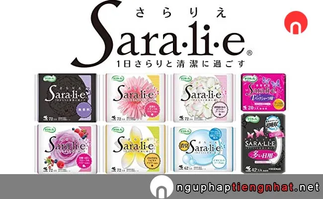 Các loại băng vệ sinh của Nhật Bản Saralie Pantyliners