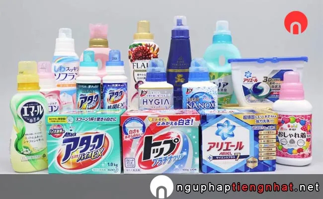 Các loại bột giặt của nhật