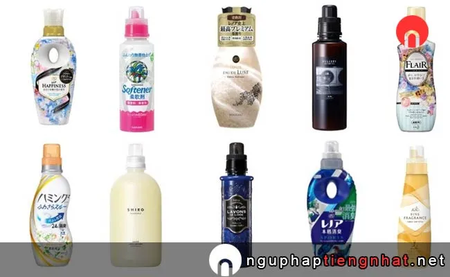 Các loại nước xả vải của nhật