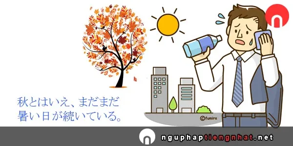 Ngữ pháp ～とはいえ